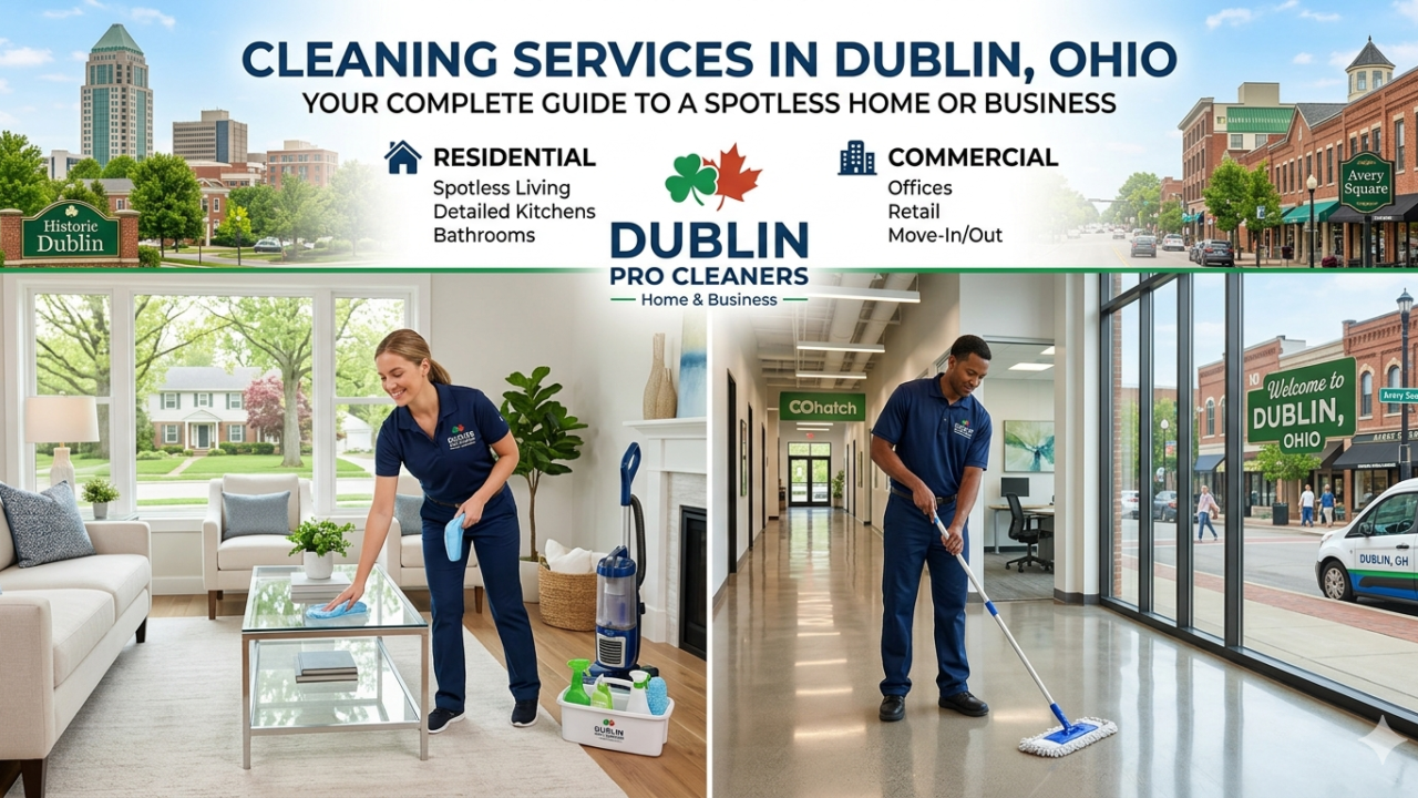 Cleaning Services in Dublin, Ohio: Your Complete Guide to a Spotless Home or Business