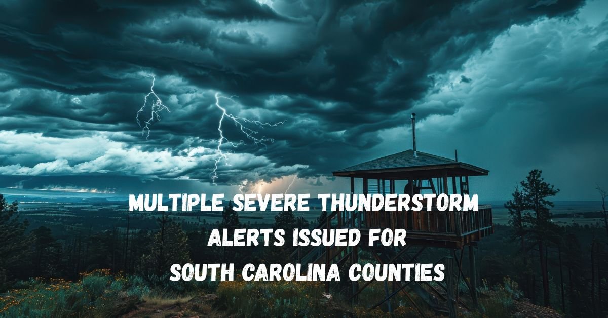 Multiple Severe Thunderstorm Alerts Issued For South Carolina Counties