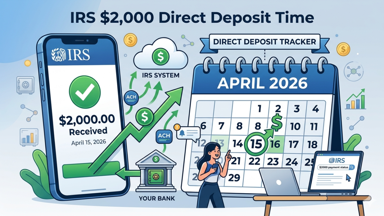 IRS $2,000 Direct Deposit Time: 2026 Payment Dates & Facts